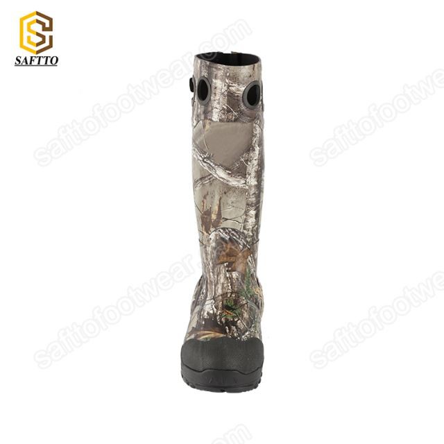 Existem botas de caça femininas até o joelho com palmilha acolchoada?